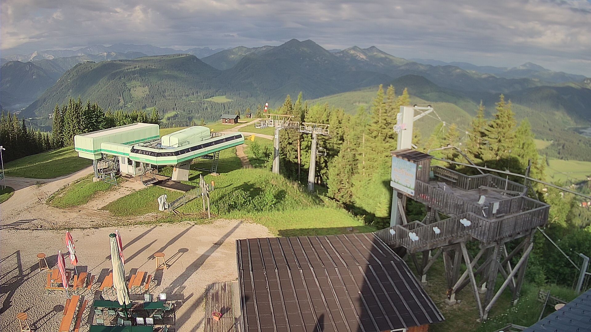 Archiv Foto Webcam Mariazeller Bürgeralpe