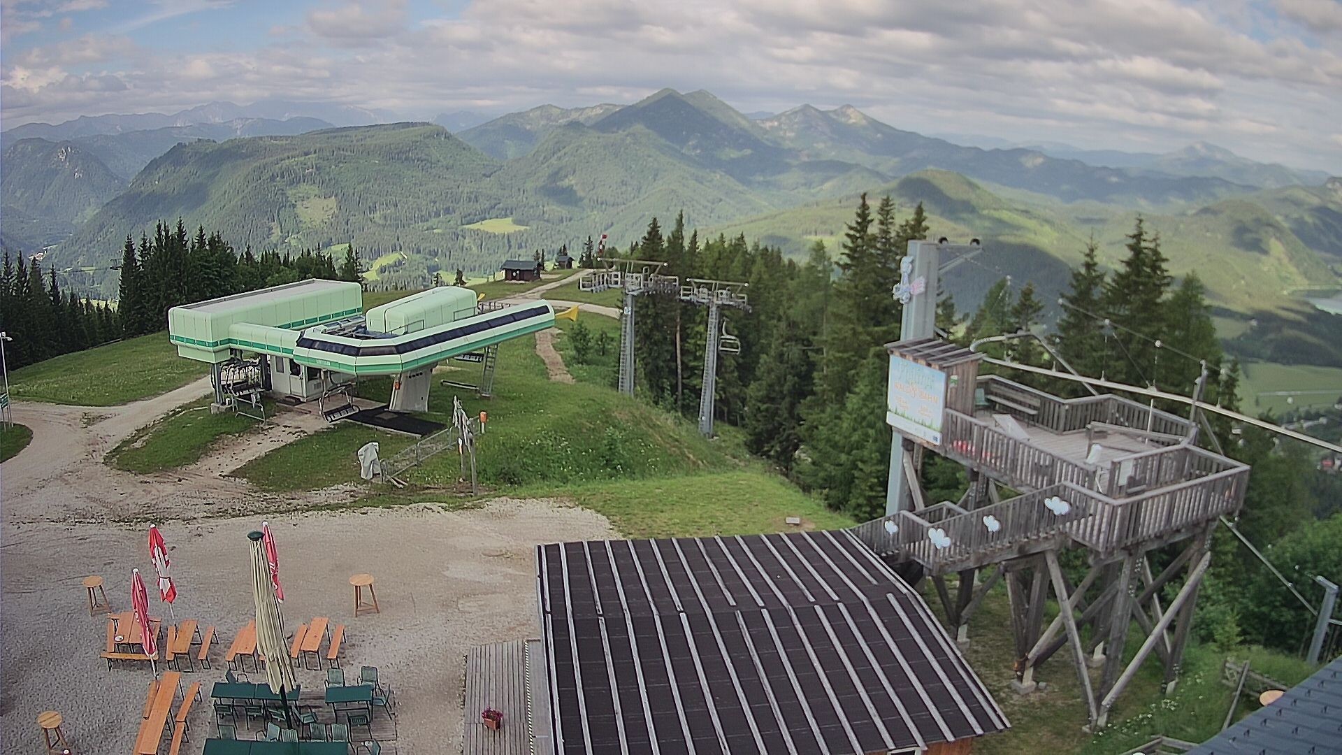 Archiv Foto Webcam Mariazeller Bürgeralpe