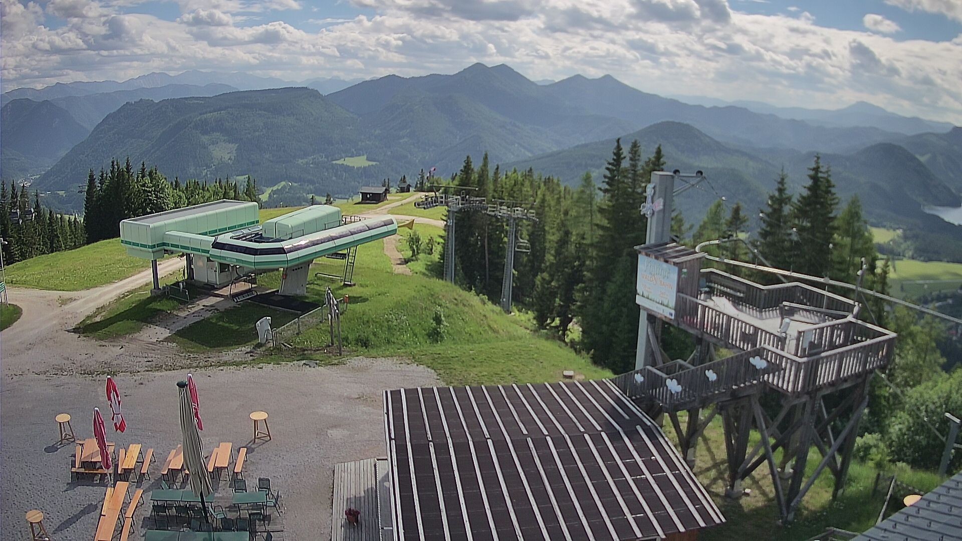 Archived image Webcam Mariazeller Bürgeralpe
