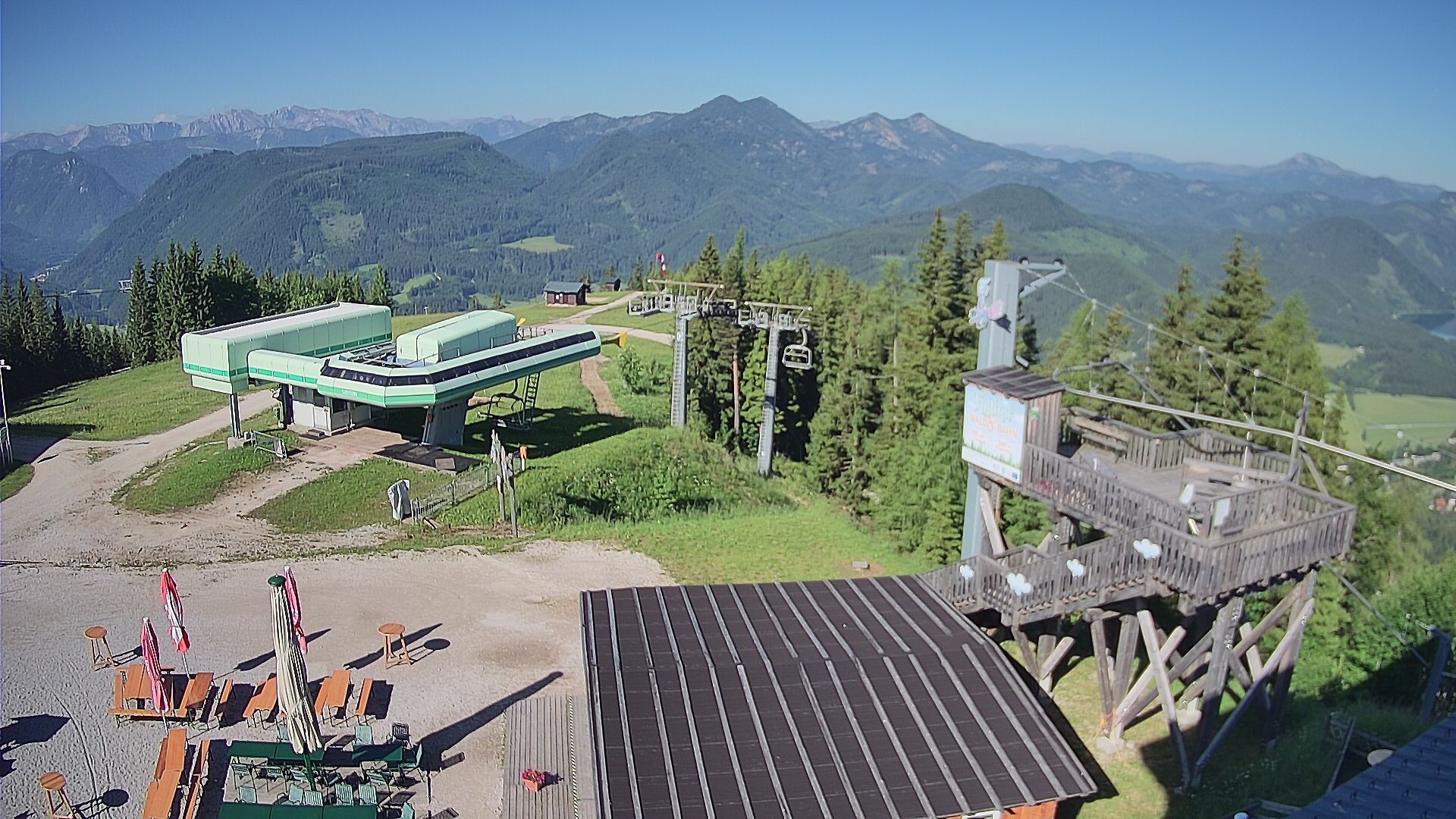 Archiv Foto Webcam Mariazeller Bürgeralpe