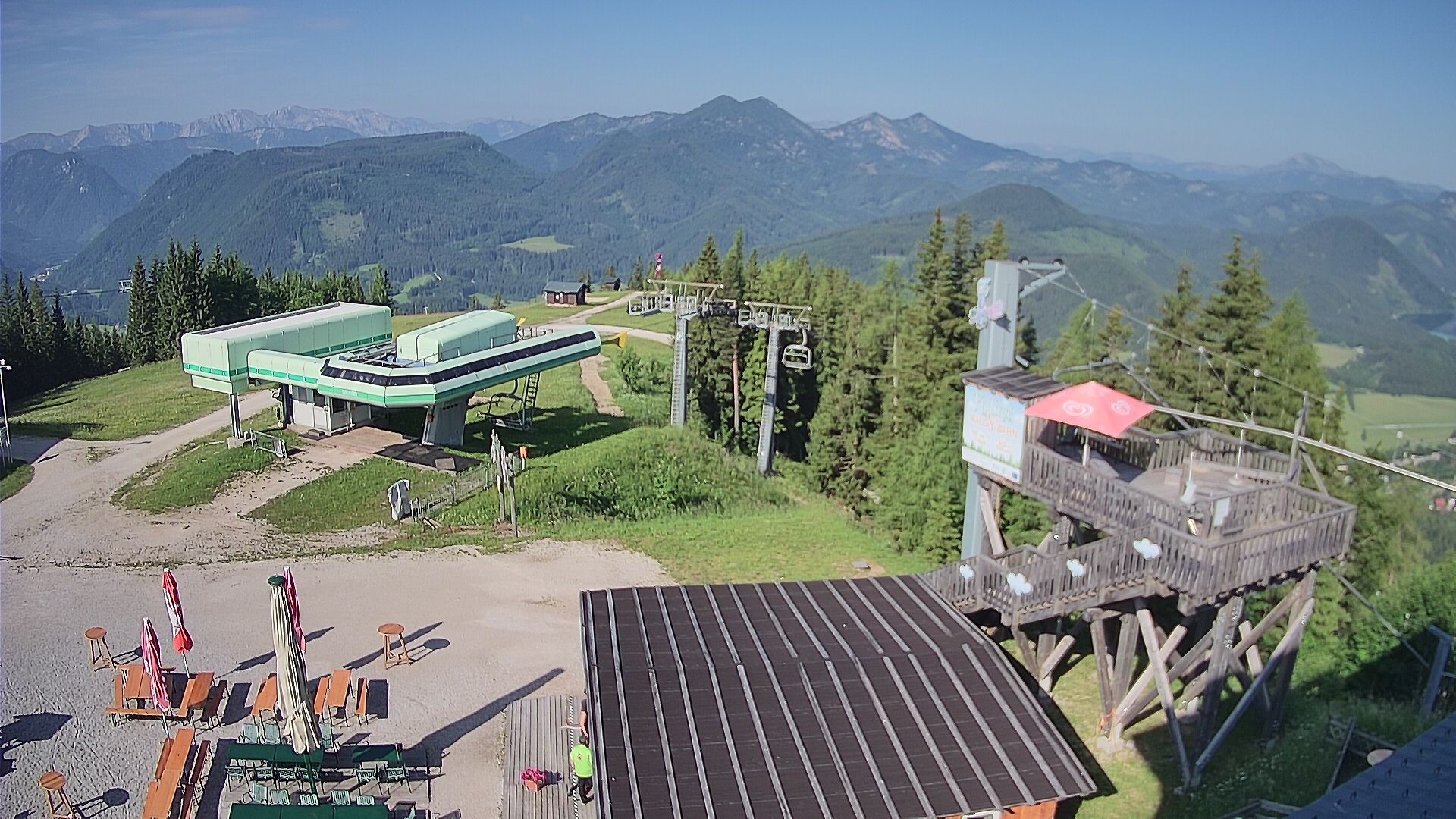 Archiv Foto Webcam Mariazeller Bürgeralpe