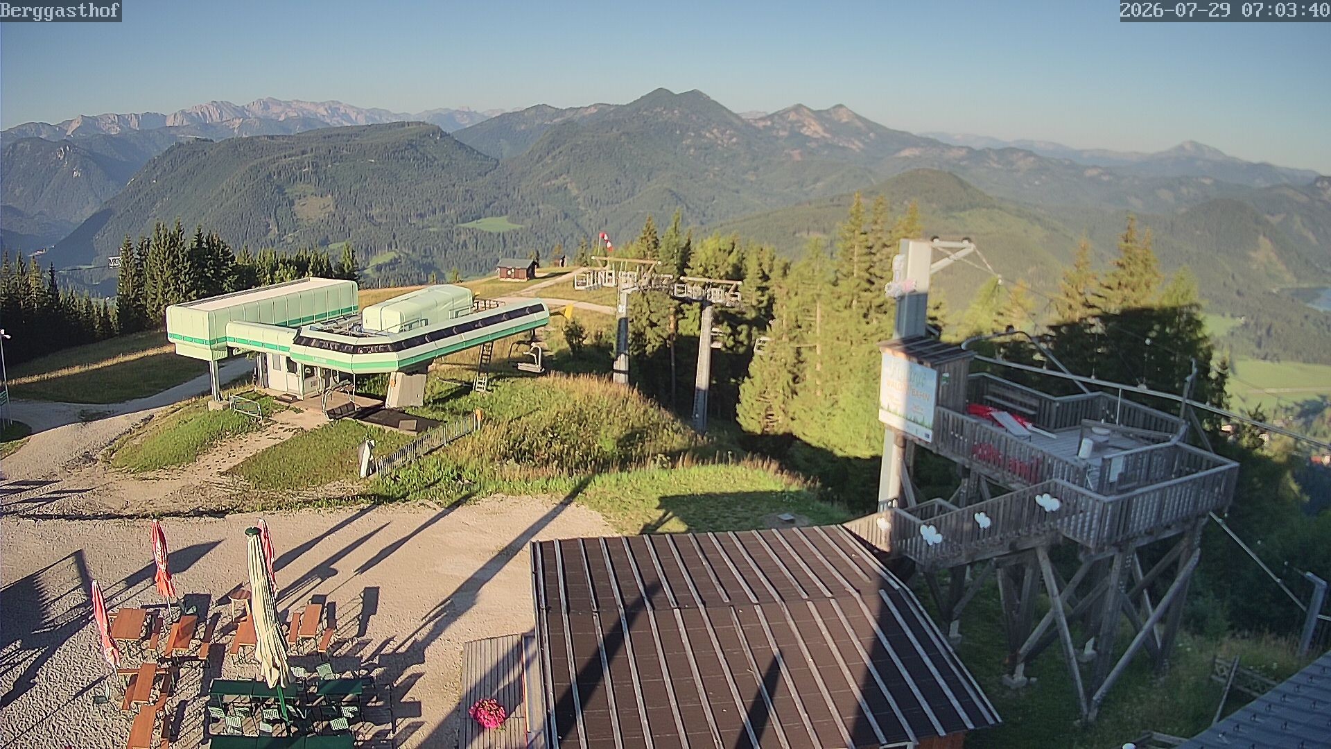 Archiv Foto Webcam Mariazeller Bürgeralpe