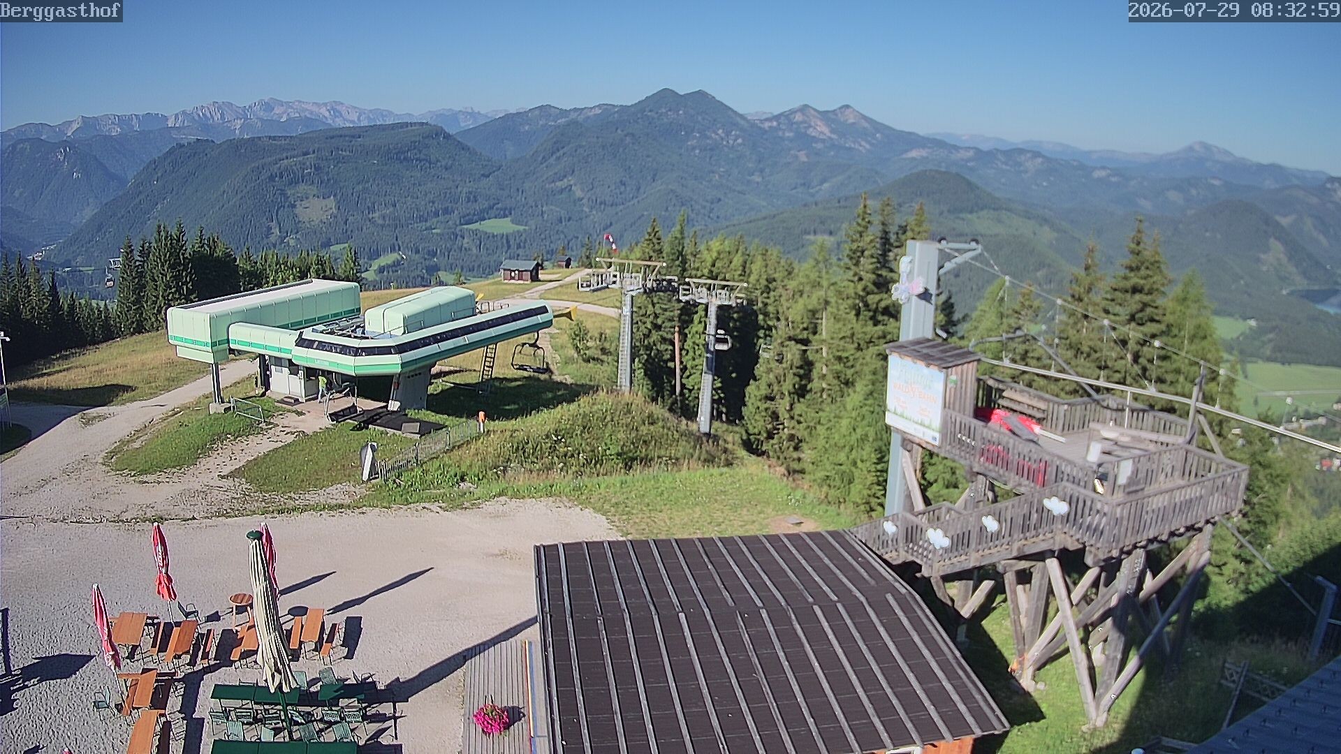 Archiv Foto Webcam Mariazeller Bürgeralpe