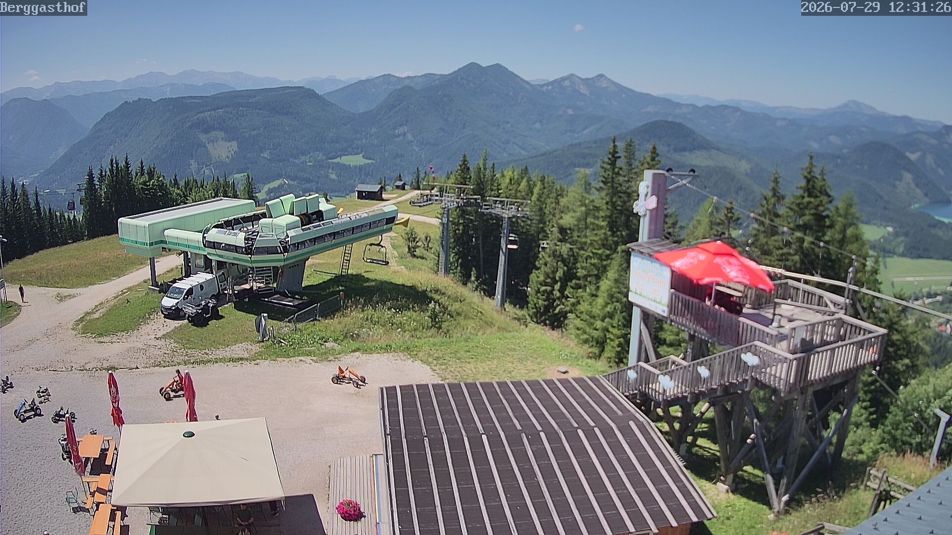 Archiv Foto Webcam Mariazeller Bürgeralpe