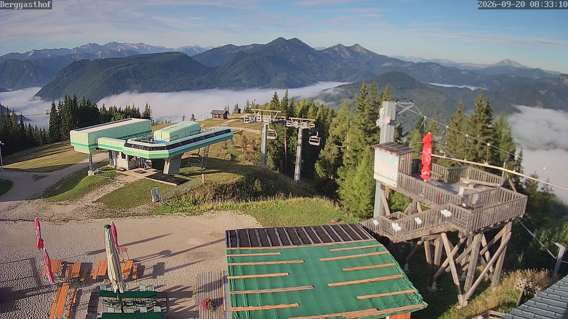 Archiv Foto Webcam Mariazeller Bürgeralpe