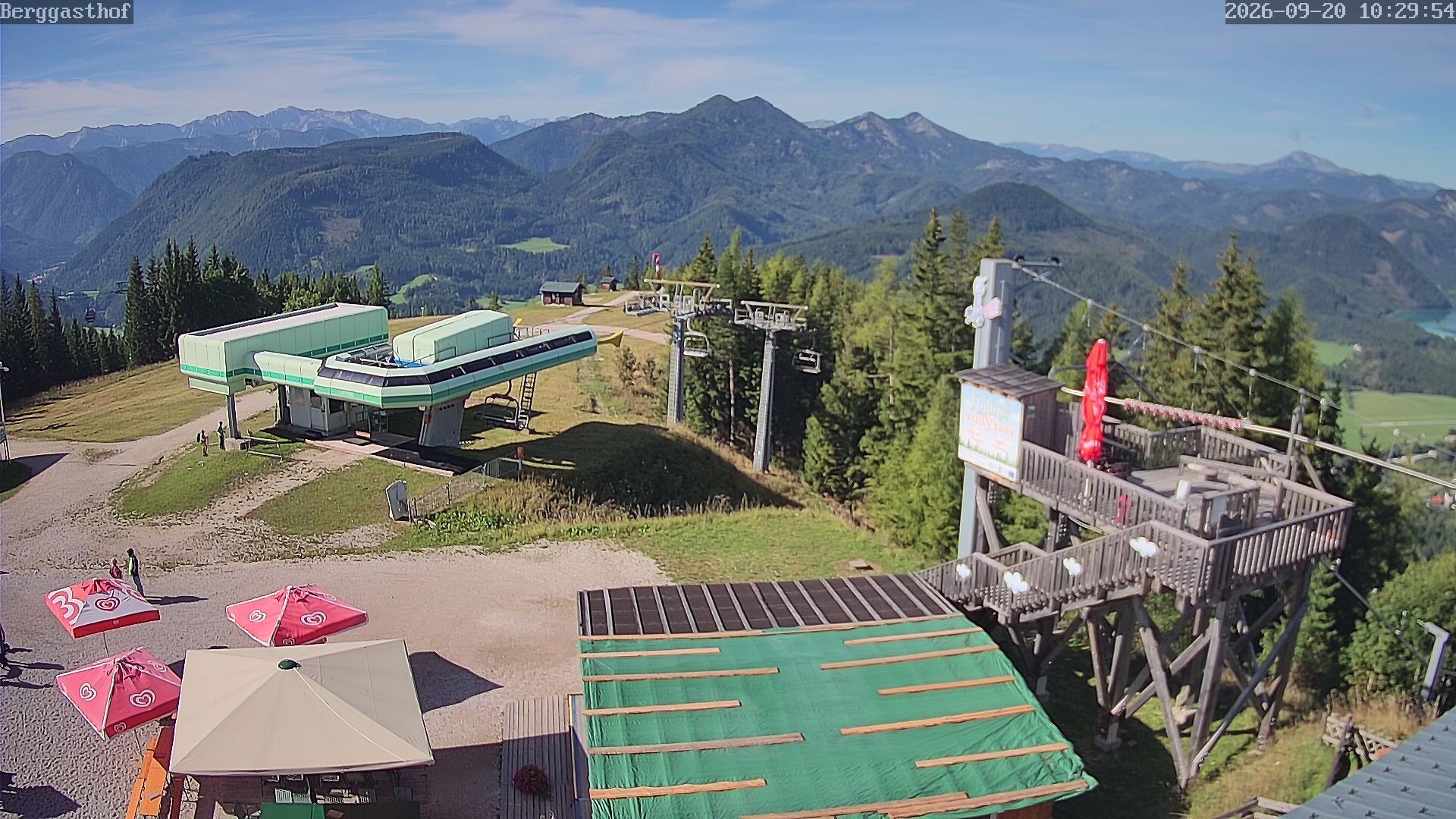 Archiv Foto Webcam Mariazeller Bürgeralpe