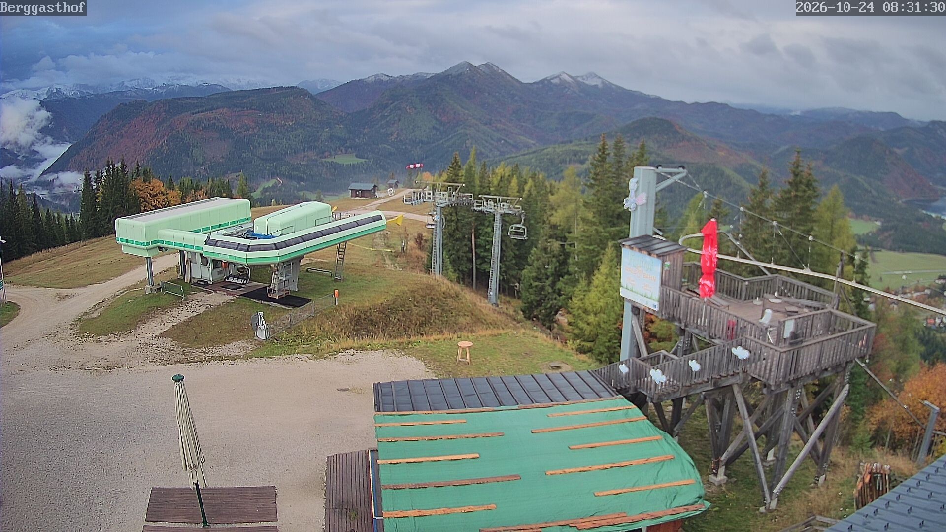 Archiv Foto Webcam Mariazeller Bürgeralpe