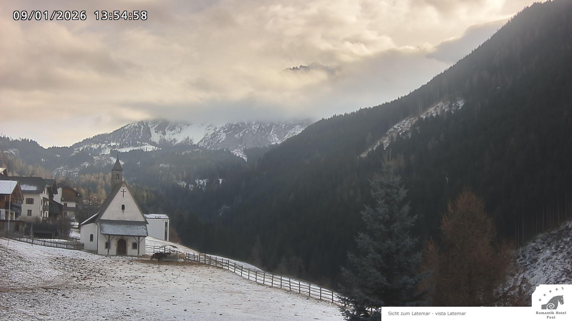 Archived image Webcam Welschnofen: Hotel Post