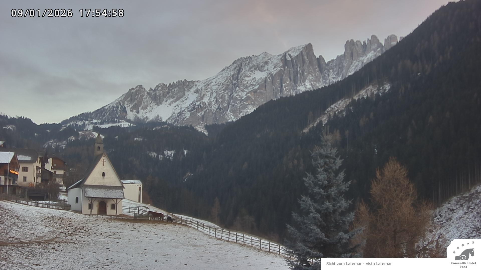 Archiv Foto Webcam Welschnofen: Romantik Hotel Post