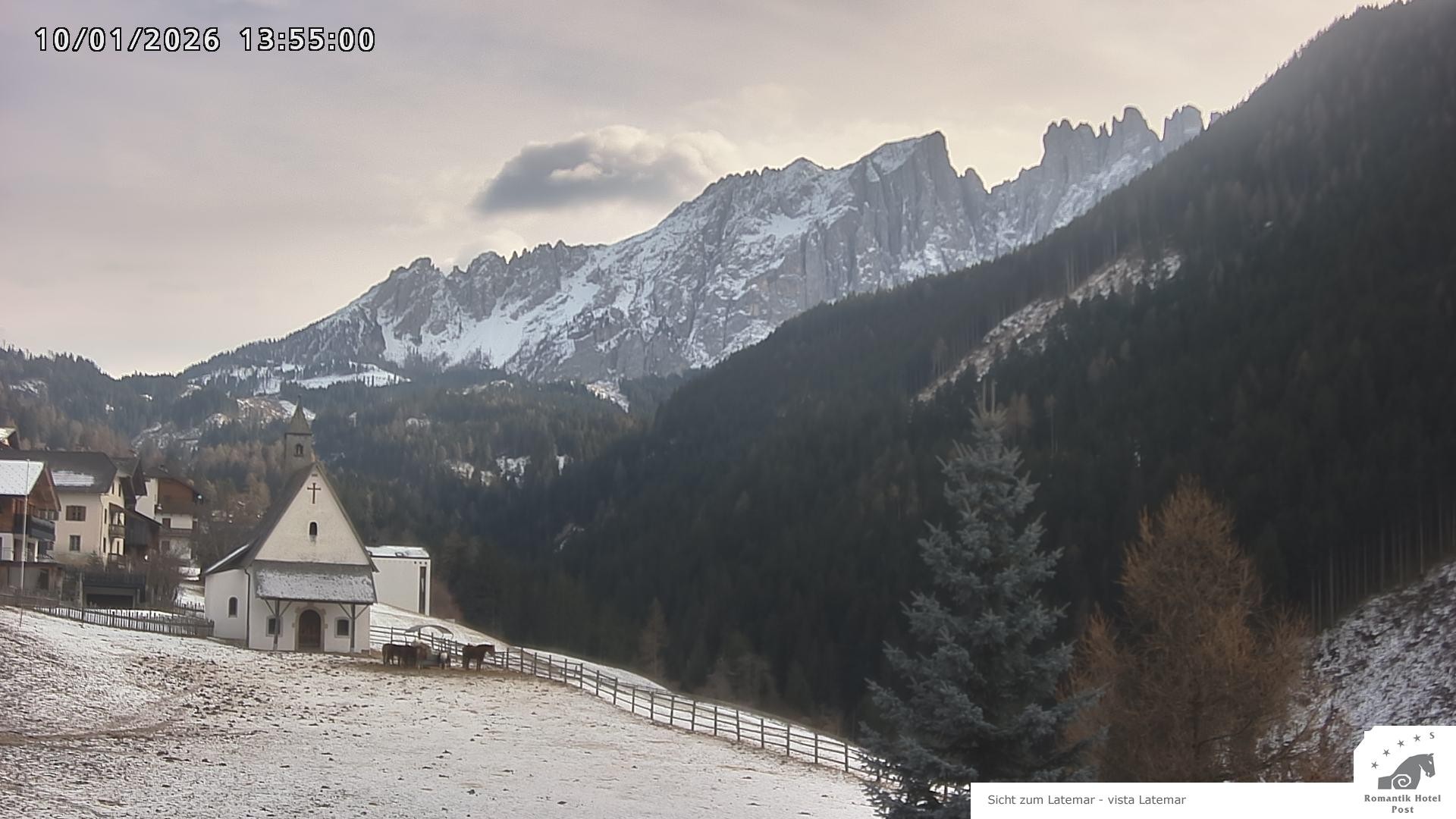 Archiv Foto Webcam Welschnofen: Romantik Hotel Post