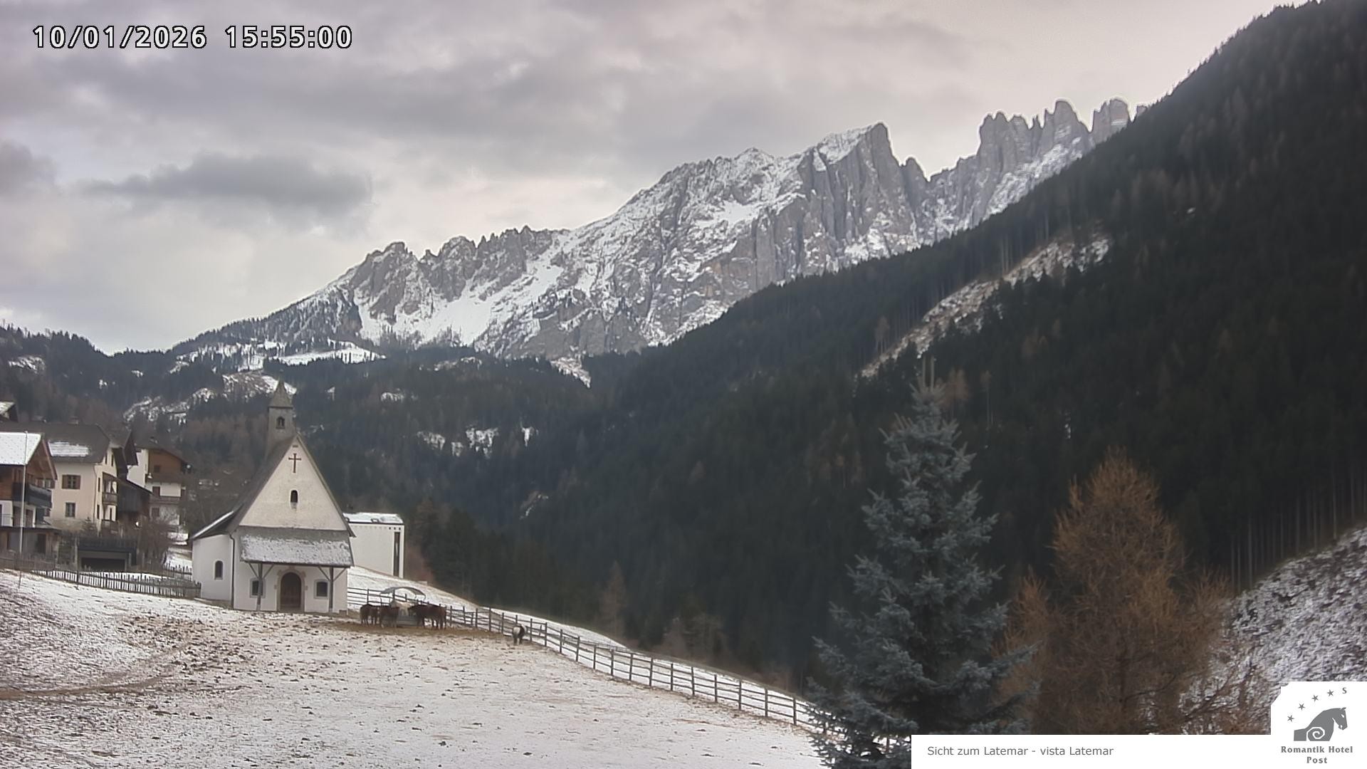 Archiv Foto Webcam Welschnofen: Romantik Hotel Post