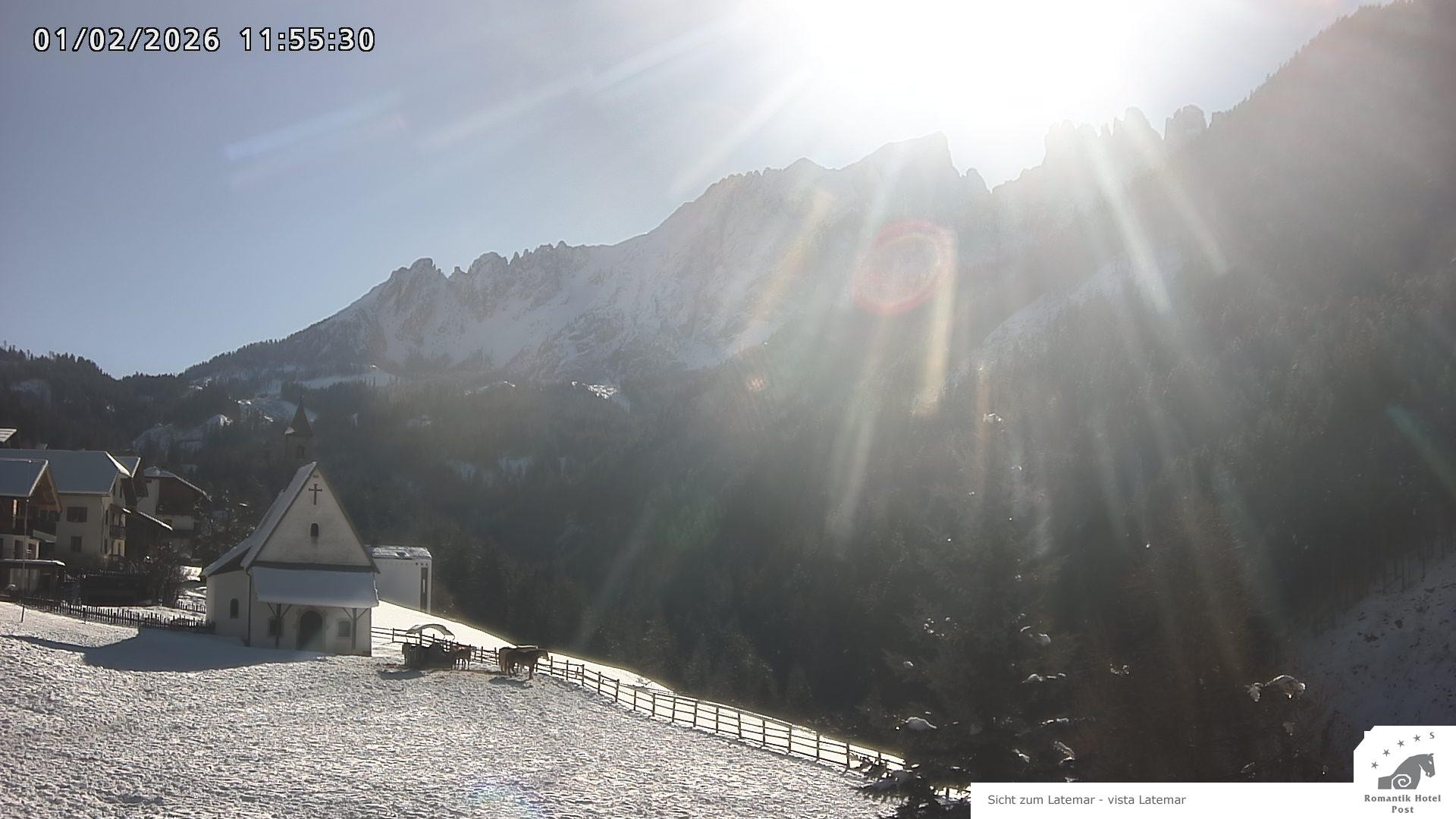 Archiv Foto Webcam Welschnofen: Romantik Hotel Post