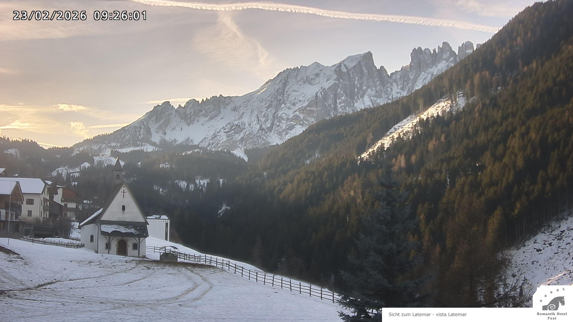 Archiv Foto Webcam Welschnofen: Romantik Hotel Post