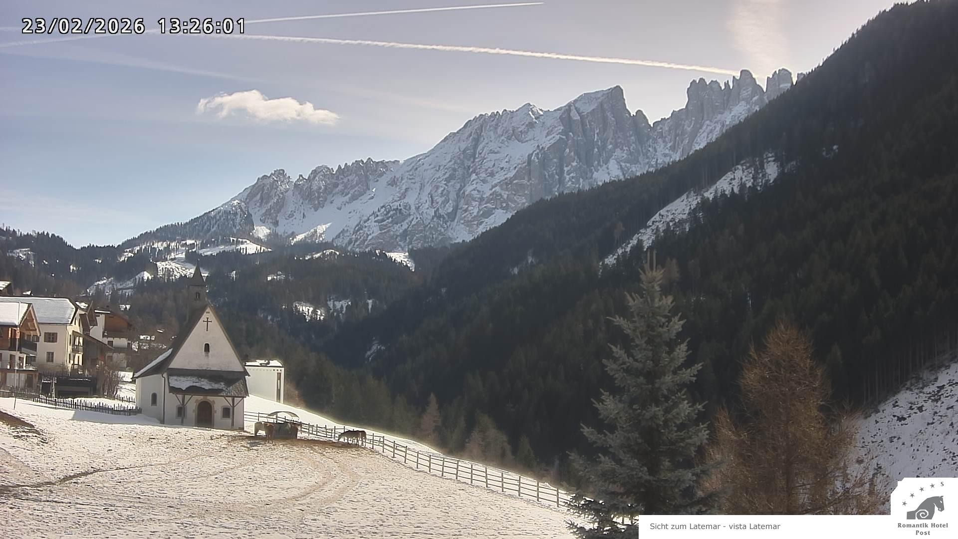 Archiv Foto Webcam Welschnofen: Romantik Hotel Post