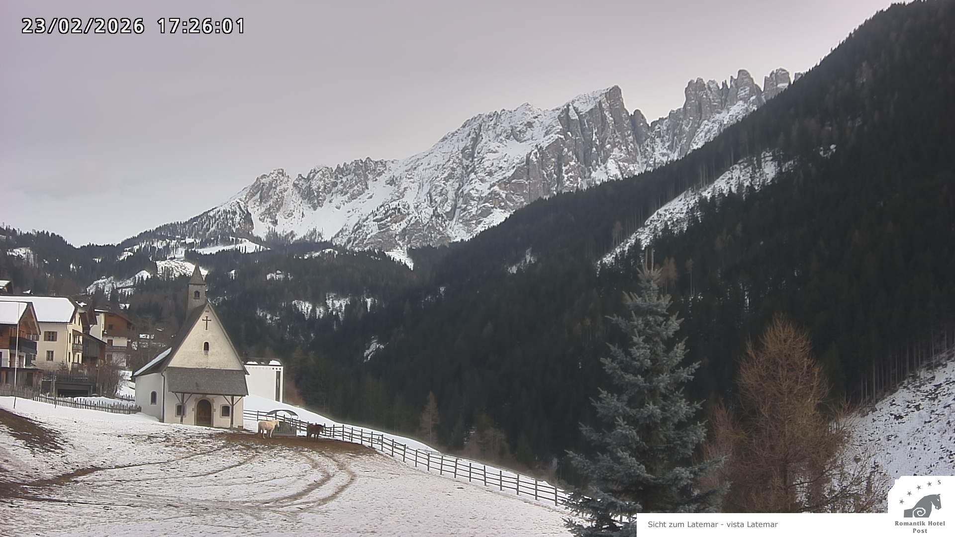 Archiv Foto Webcam Welschnofen: Romantik Hotel Post