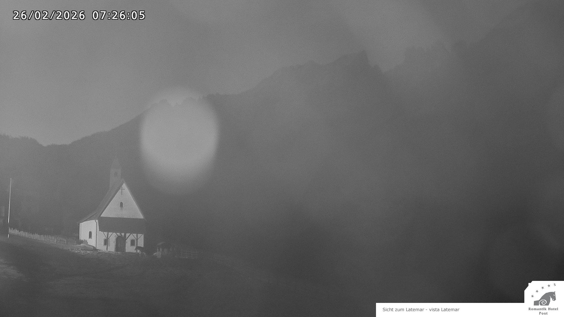 Archived image Webcam Welschnofen: Hotel Post