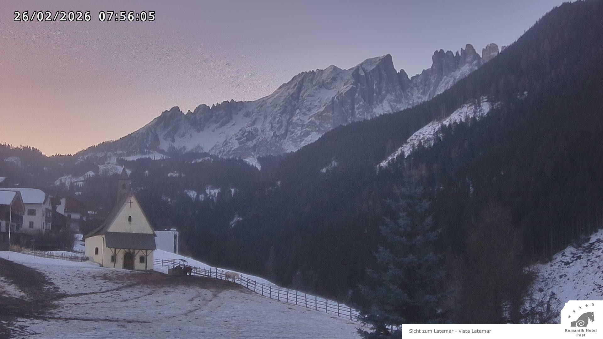 Archived image Webcam Welschnofen: Hotel Post