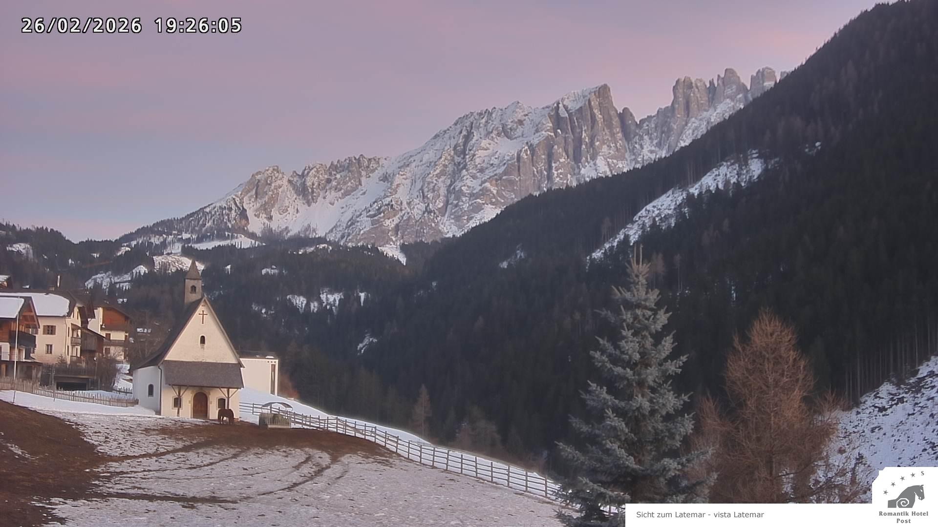 Archived image Webcam Welschnofen: Hotel Post