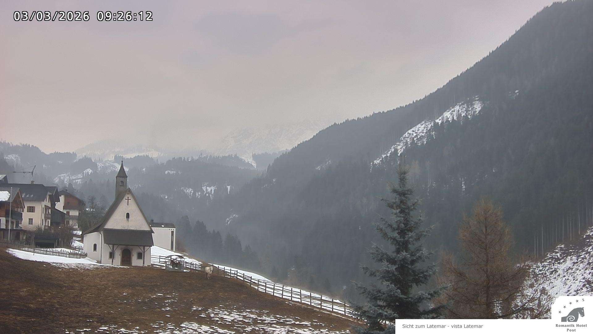 Archived image Webcam Welschnofen: Hotel Post