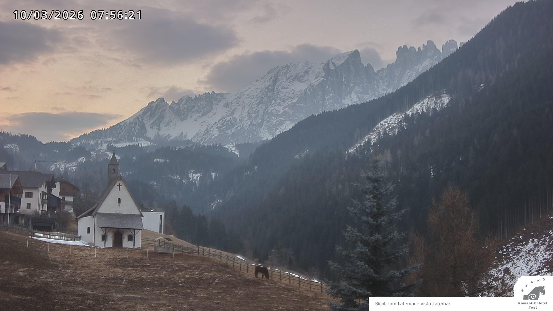 Archiv Foto Webcam Welschnofen: Romantik Hotel Post