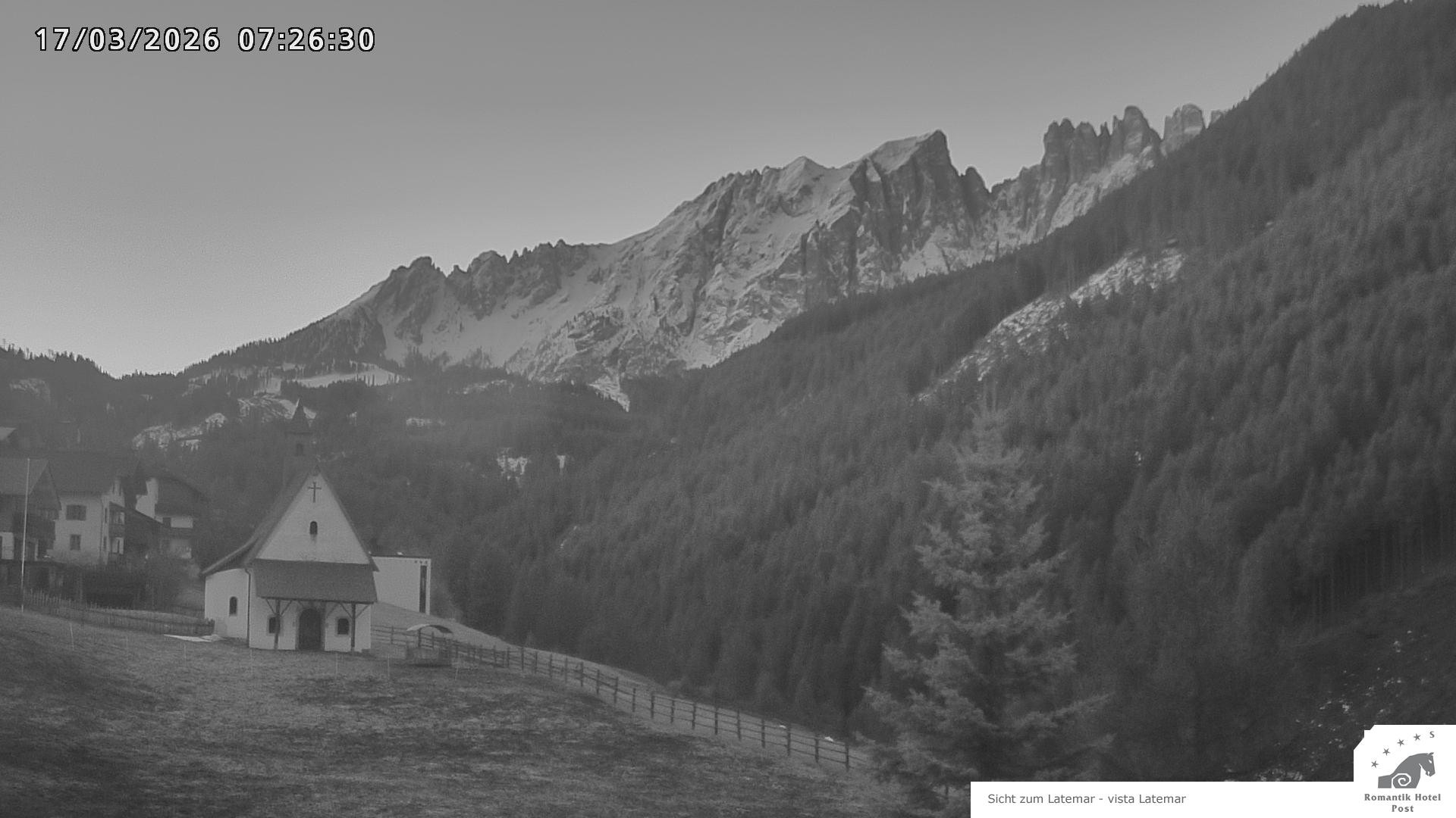 Archived image Webcam Welschnofen: Hotel Post