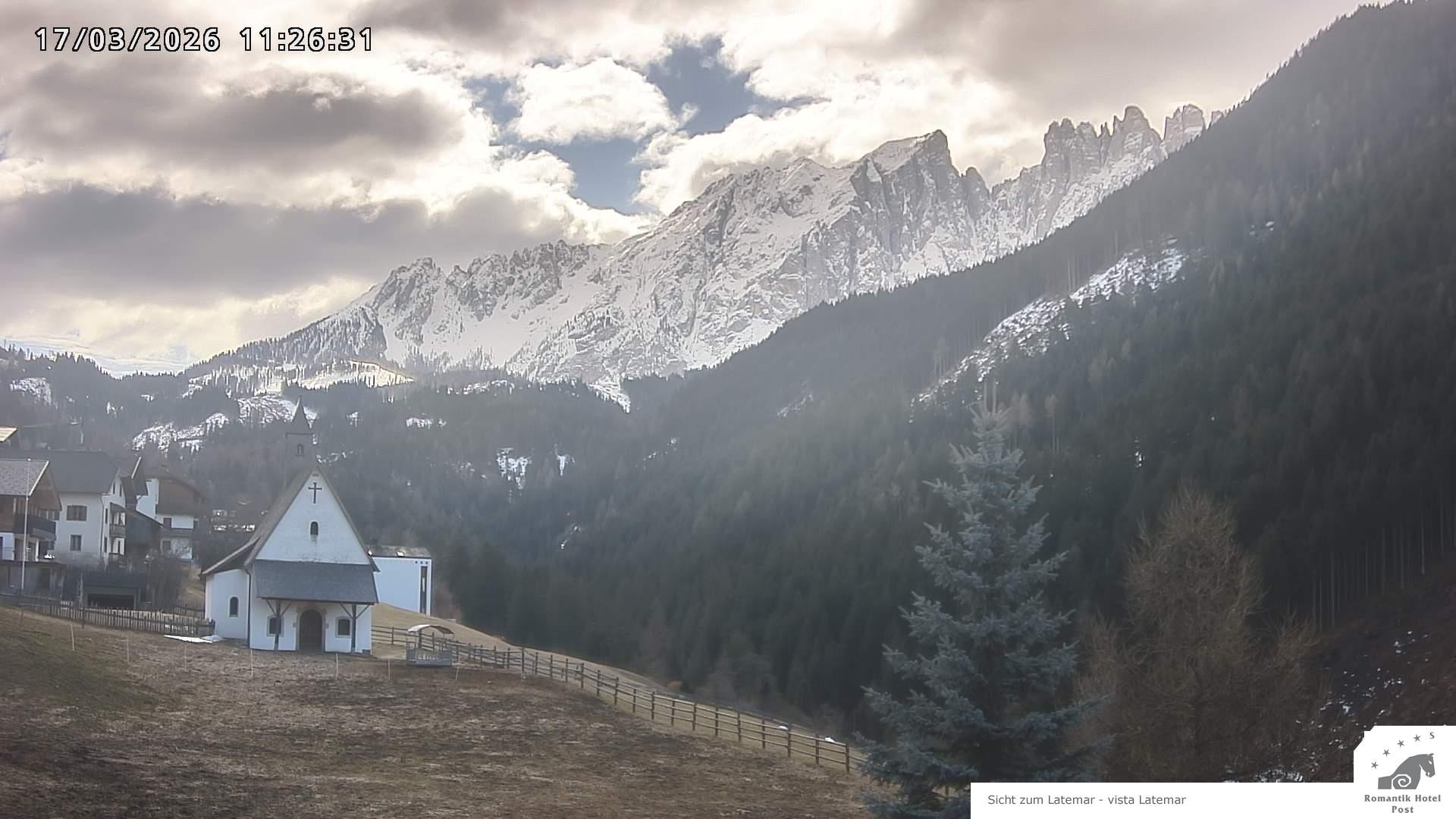 Archiv Foto Webcam Welschnofen: Romantik Hotel Post