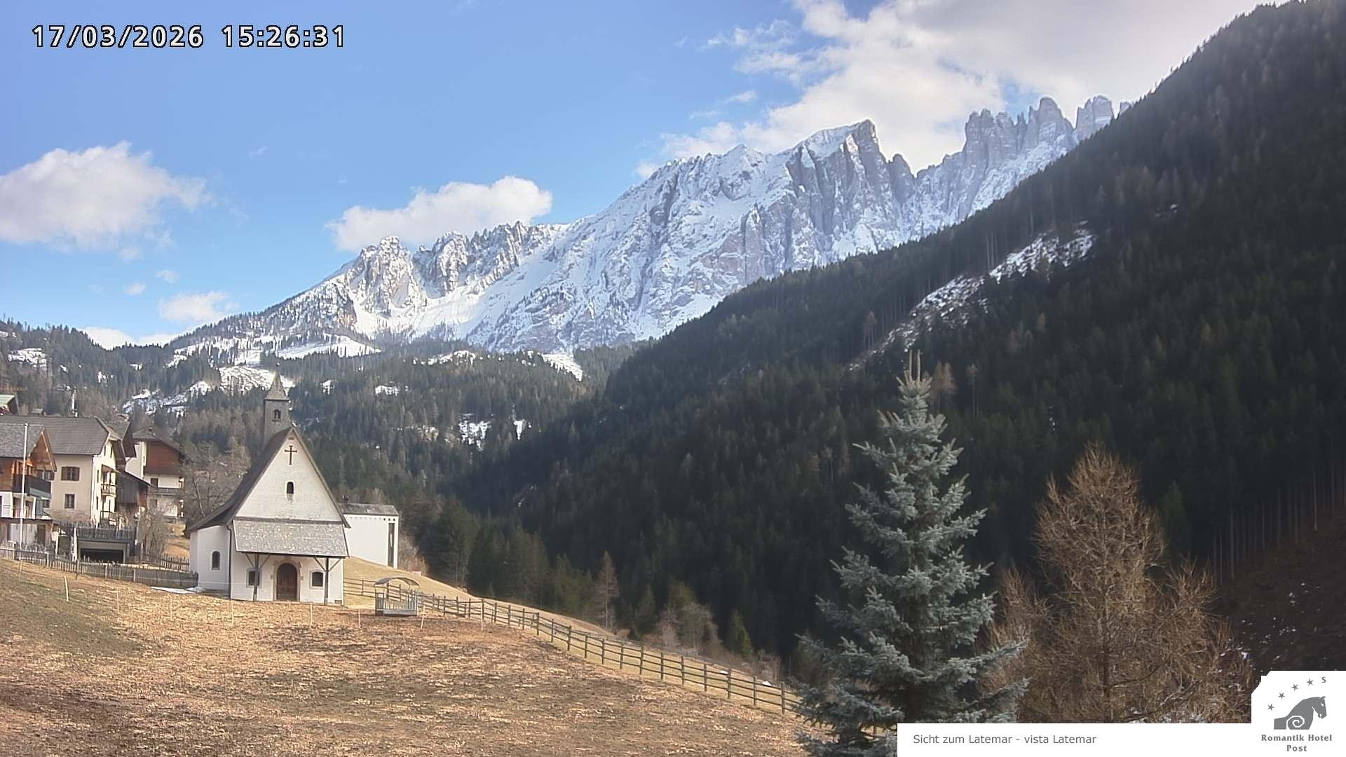 Archiv Foto Webcam Welschnofen: Romantik Hotel Post