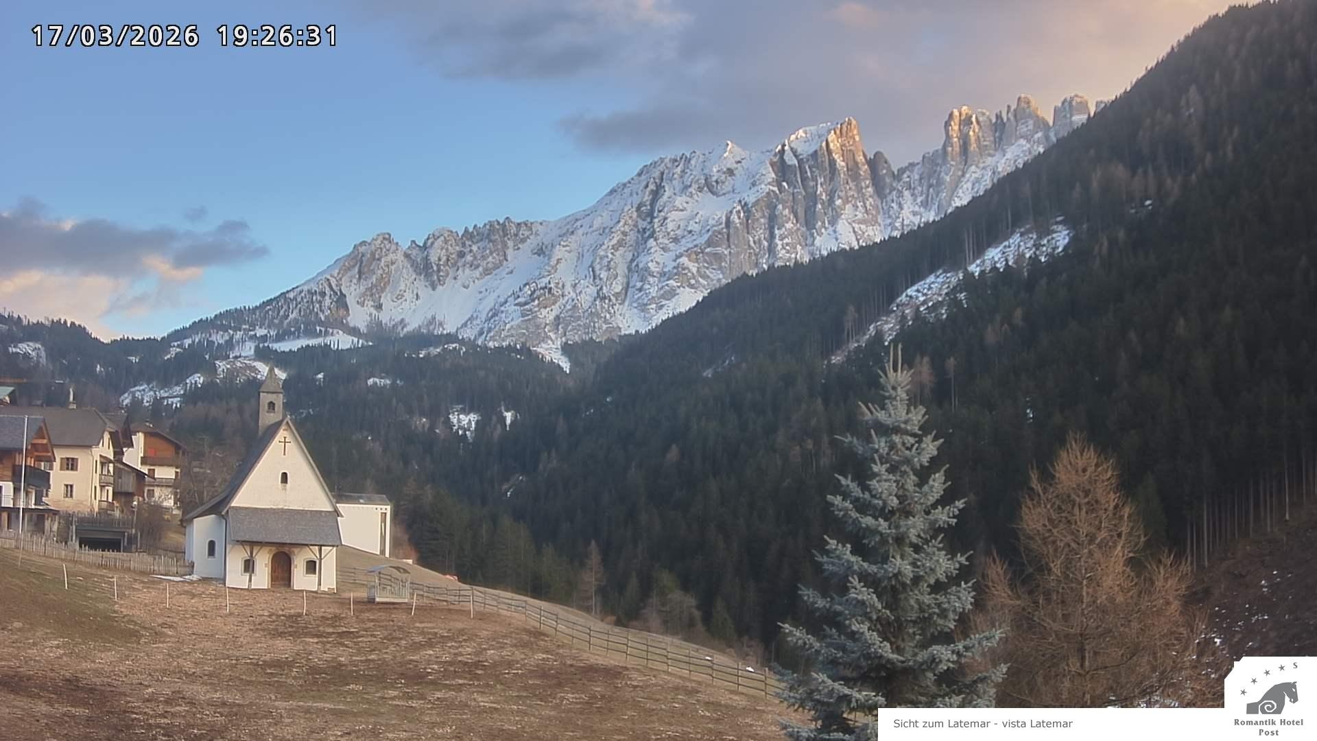 Archiv Foto Webcam Welschnofen: Romantik Hotel Post