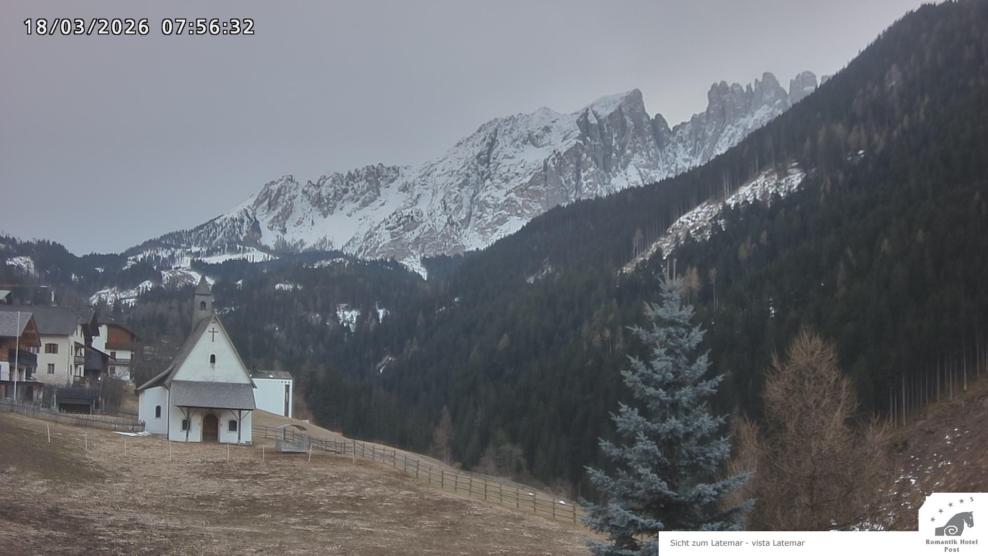 Archiv Foto Webcam Welschnofen: Romantik Hotel Post