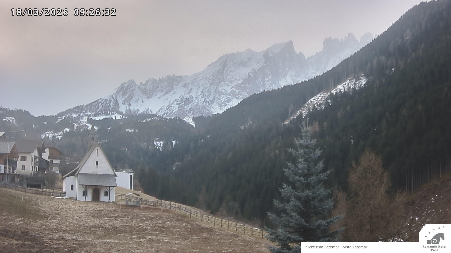 Archiv Foto Webcam Welschnofen: Romantik Hotel Post