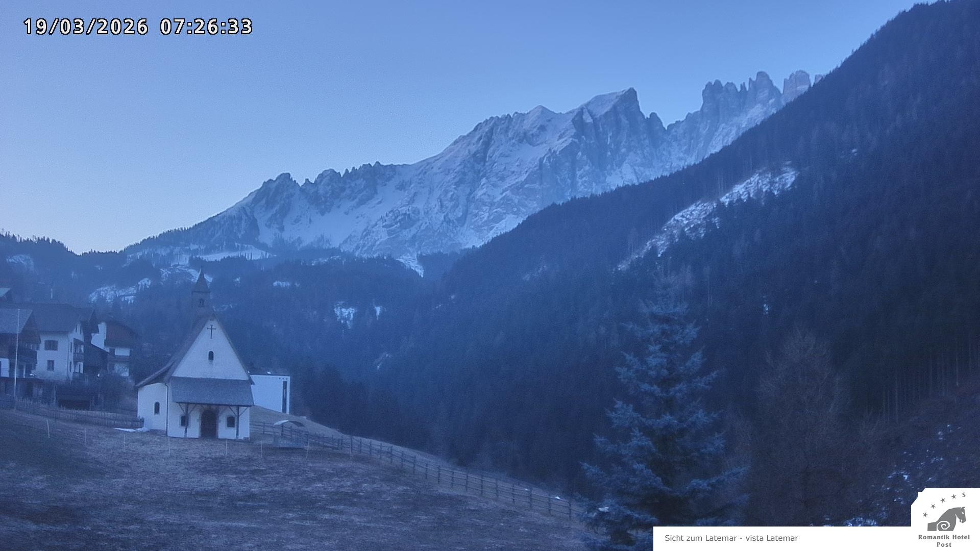 Archiv Foto Webcam Welschnofen: Romantik Hotel Post