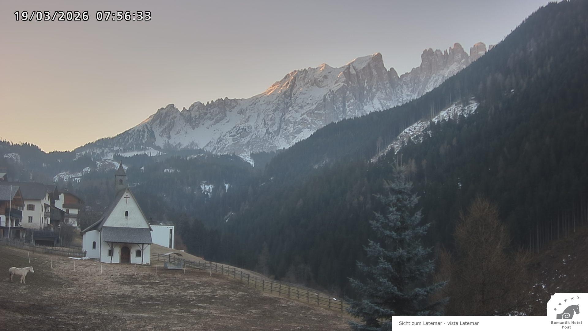 Archiv Foto Webcam Welschnofen: Romantik Hotel Post