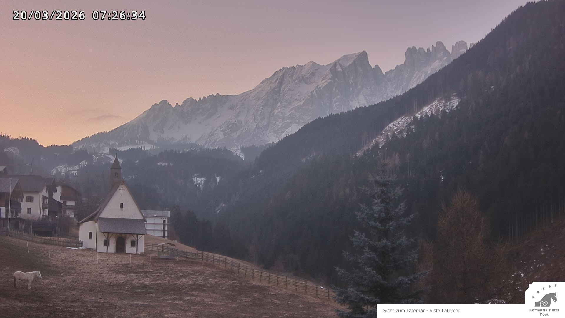 Archiv Foto Webcam Welschnofen: Romantik Hotel Post