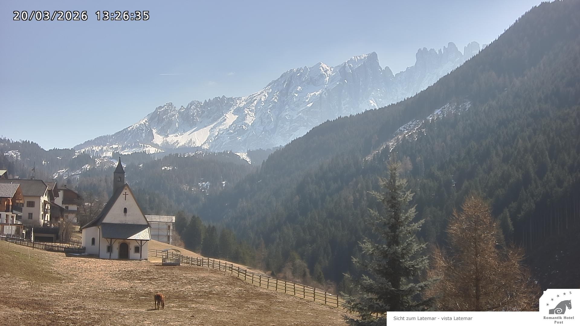 Archiv Foto Webcam Welschnofen: Romantik Hotel Post