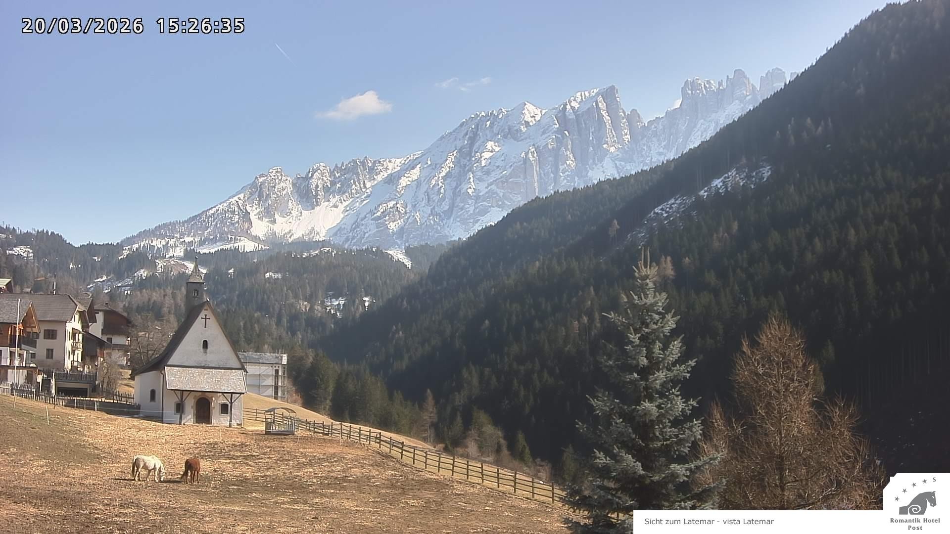 Archiv Foto Webcam Welschnofen: Romantik Hotel Post