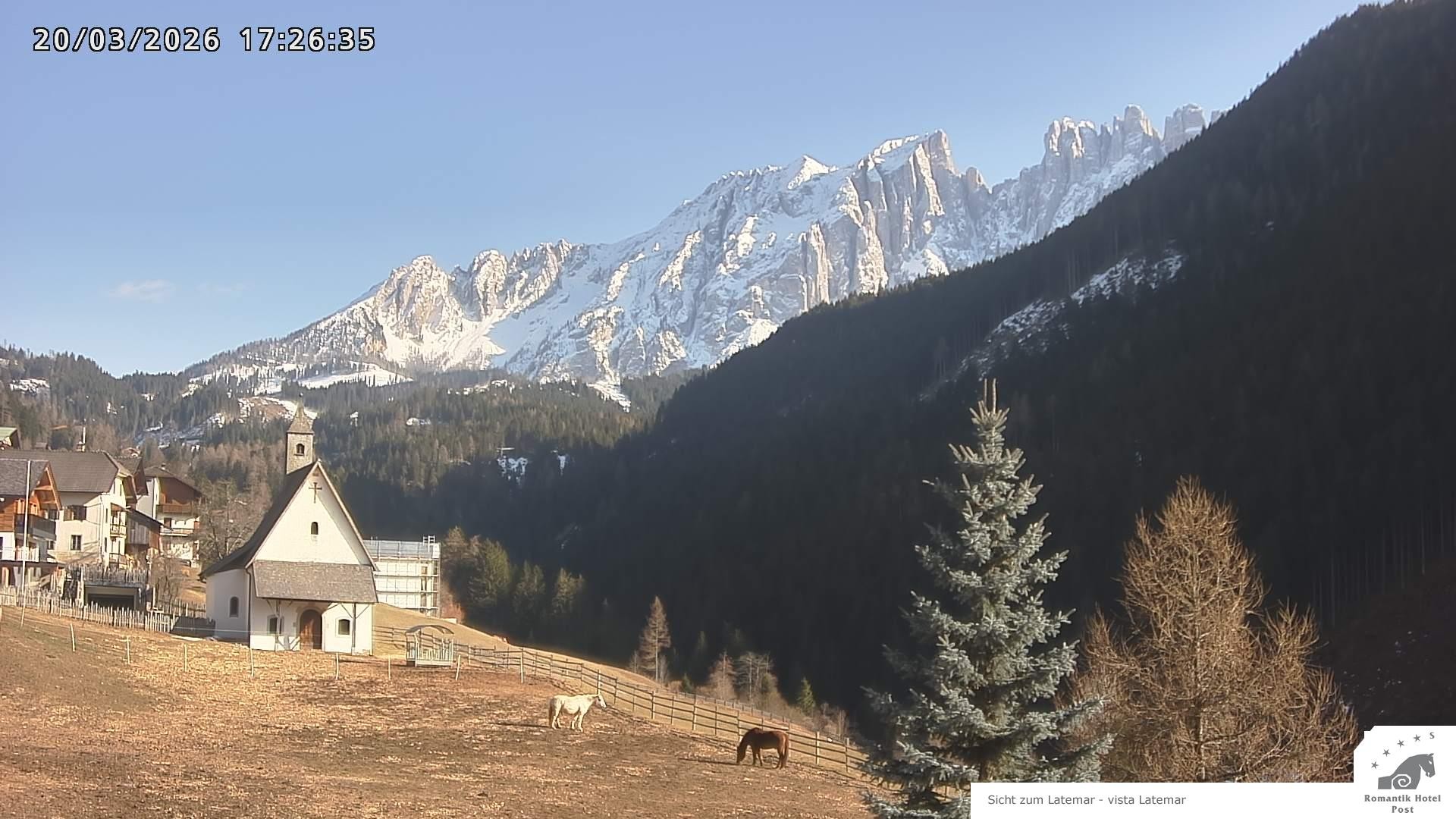 Archiv Foto Webcam Welschnofen: Romantik Hotel Post