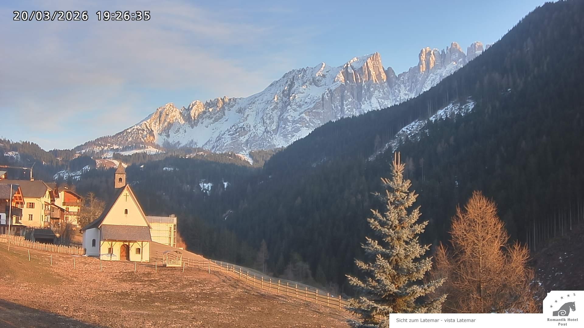 Archiv Foto Webcam Welschnofen: Romantik Hotel Post