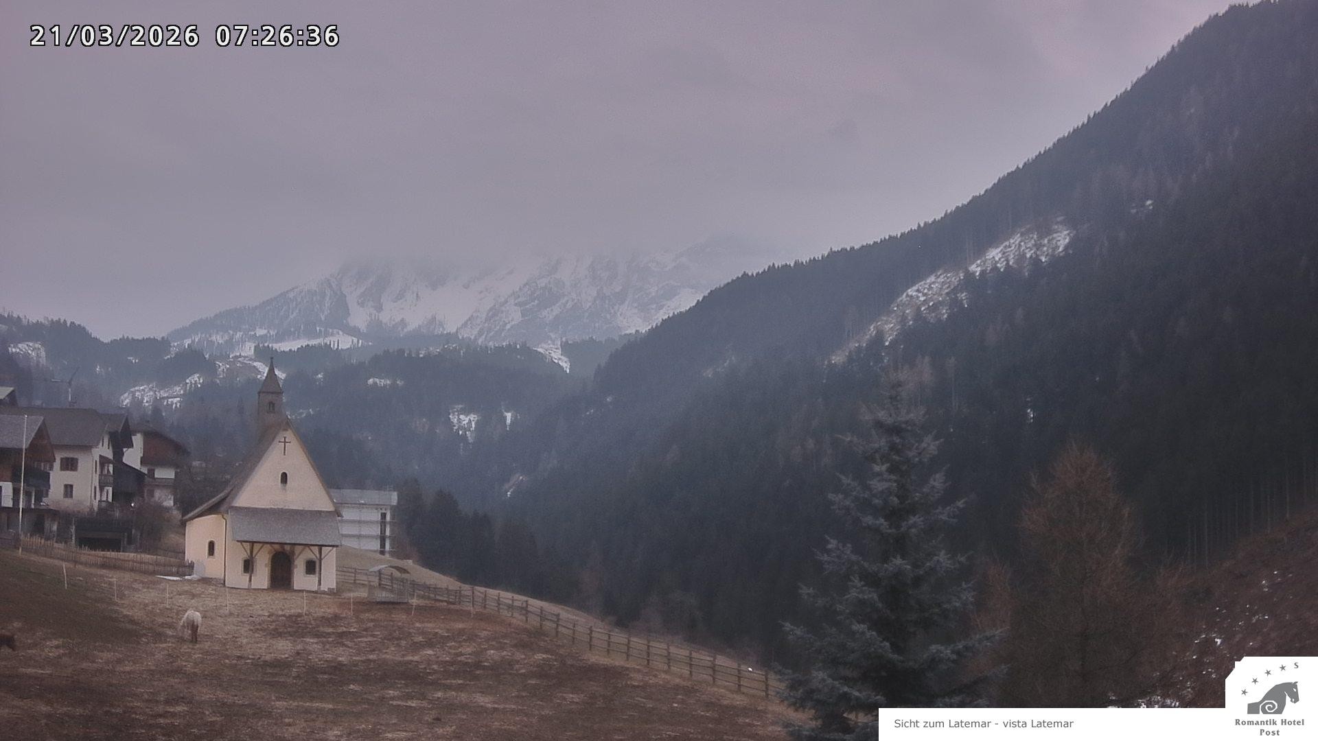 Archived image Webcam Welschnofen: Hotel Post