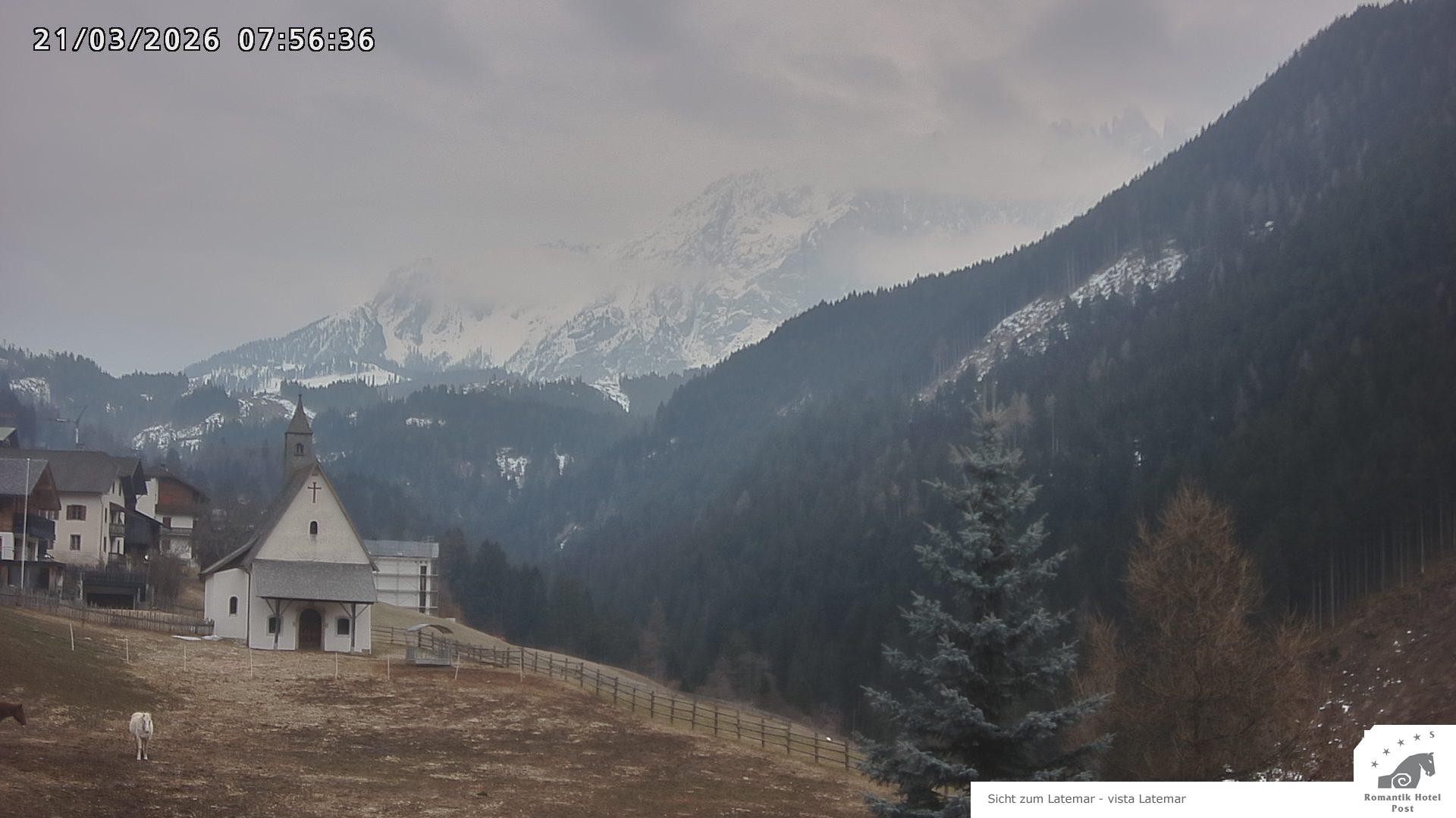 Archived image Webcam Welschnofen: Hotel Post