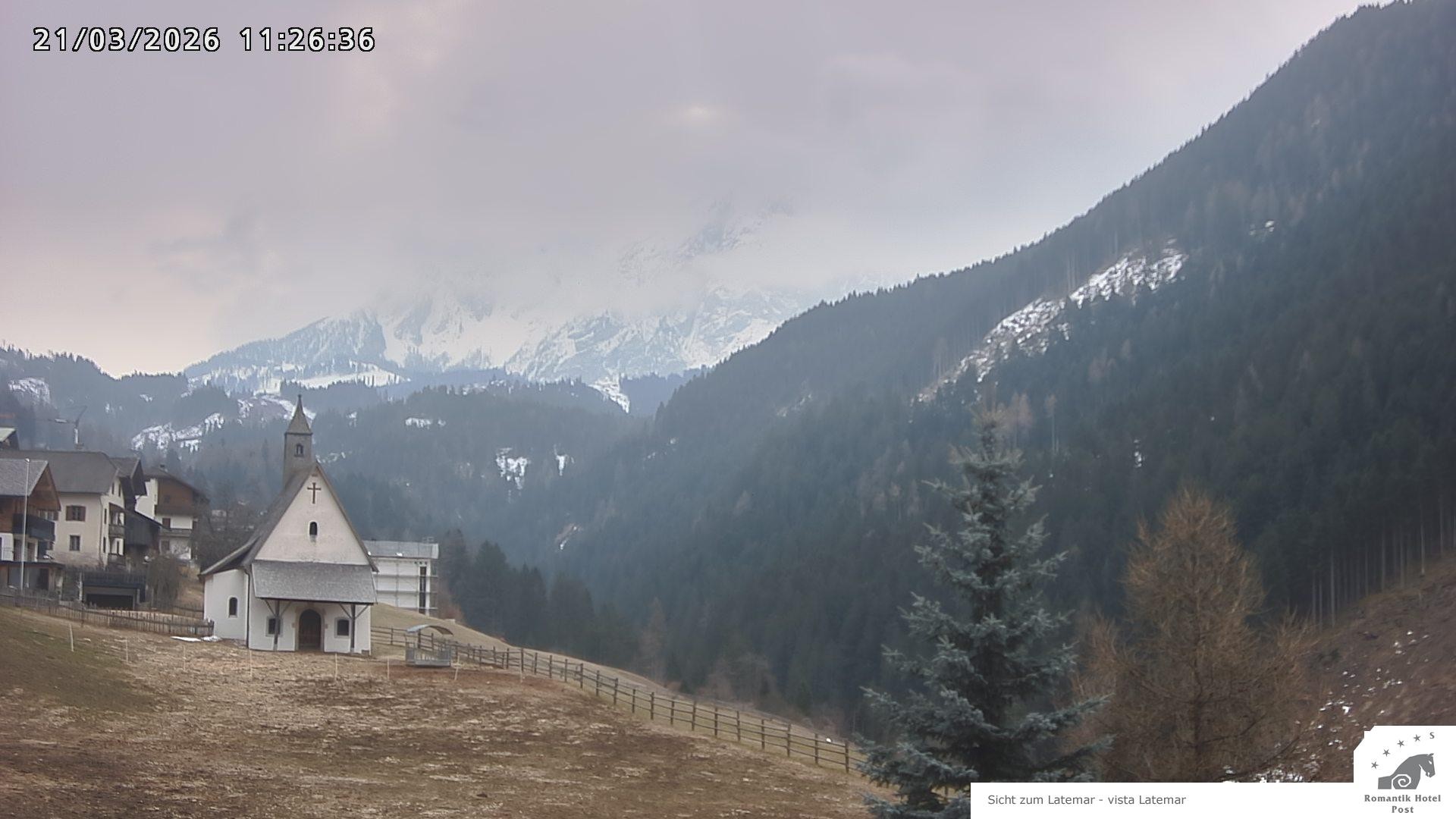 Archived image Webcam Welschnofen: Hotel Post