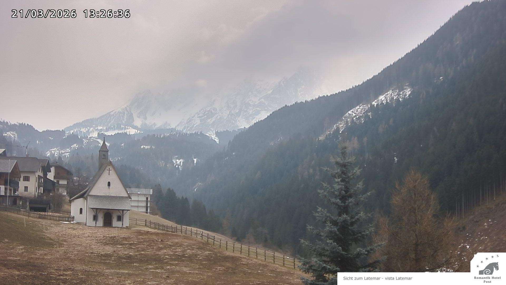 Archived image Webcam Welschnofen: Hotel Post