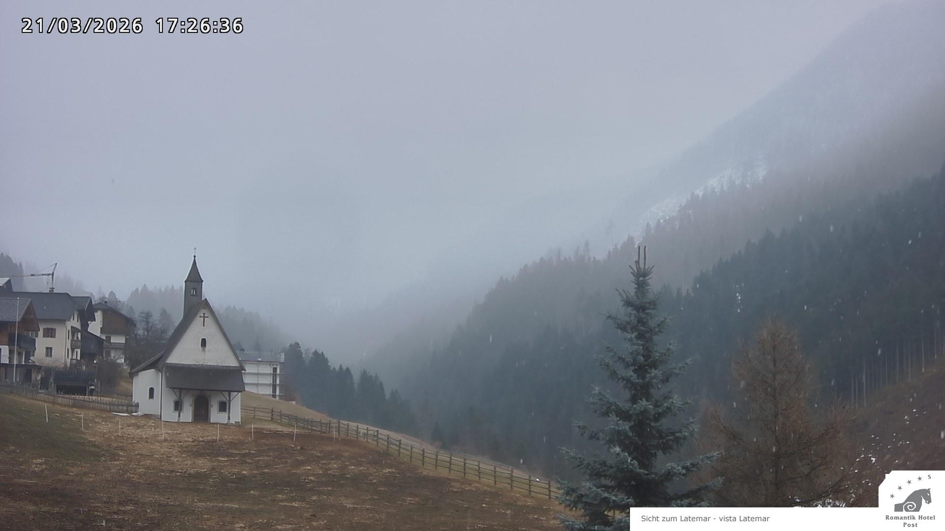 Archived image Webcam Welschnofen: Hotel Post