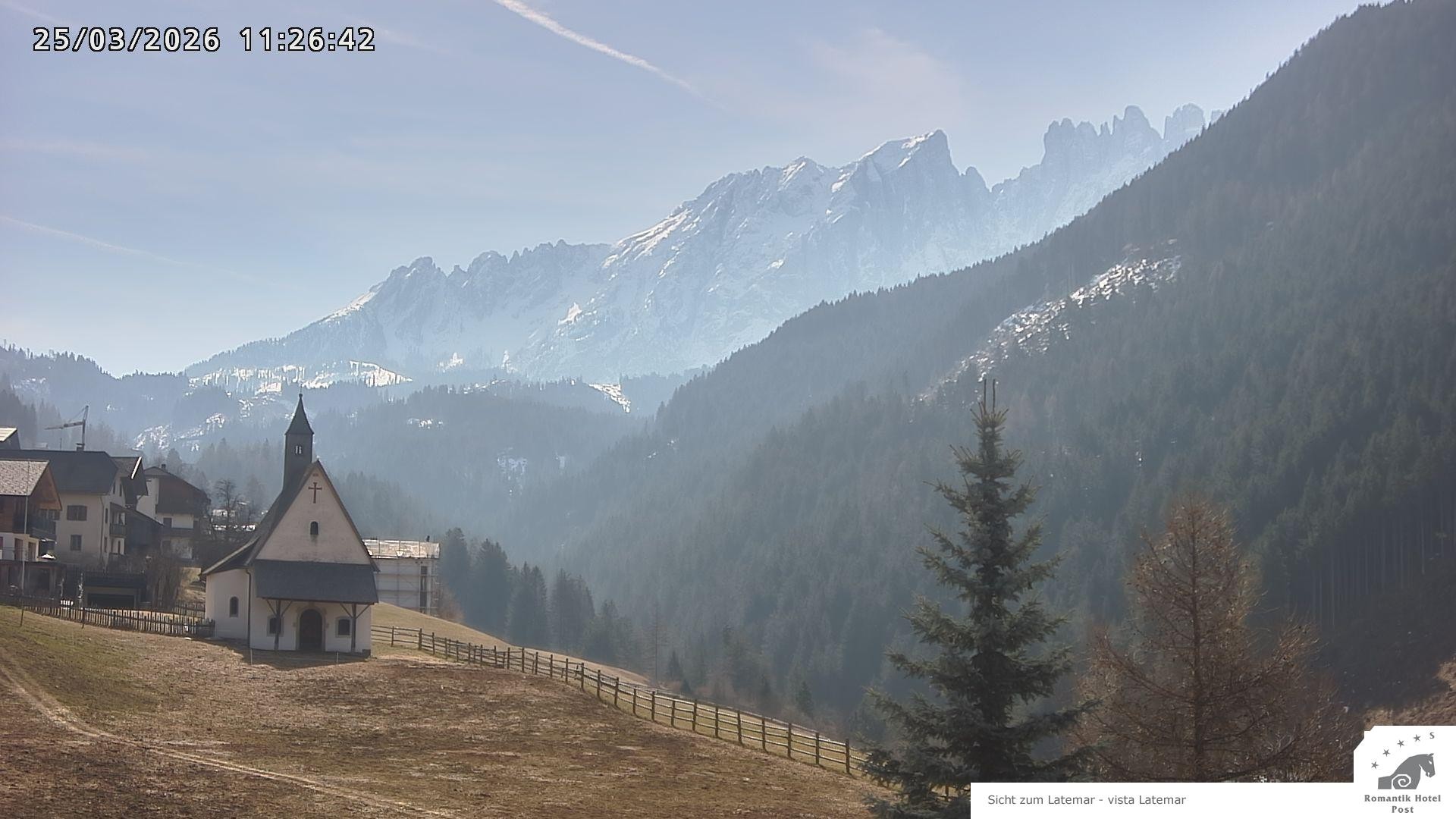 Archiv Foto Webcam Welschnofen: Romantik Hotel Post