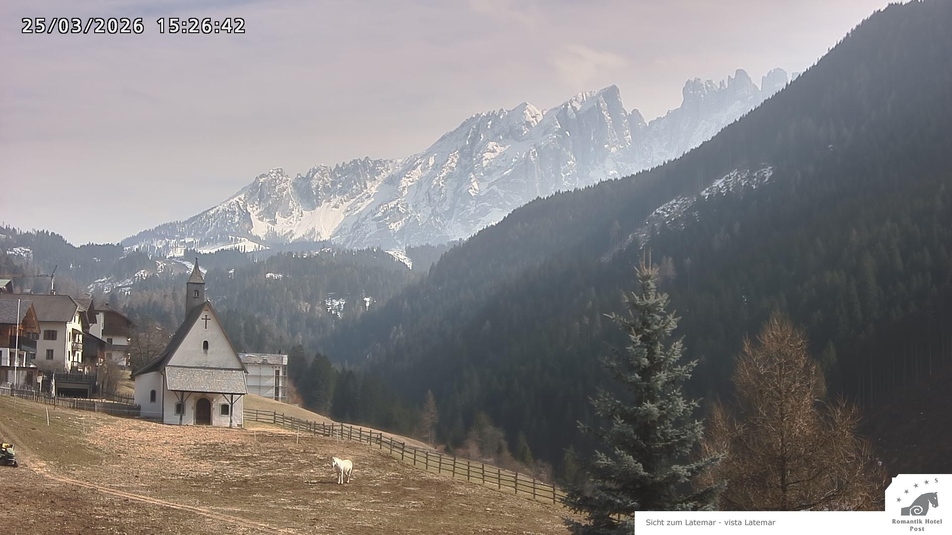 Archiv Foto Webcam Welschnofen: Romantik Hotel Post