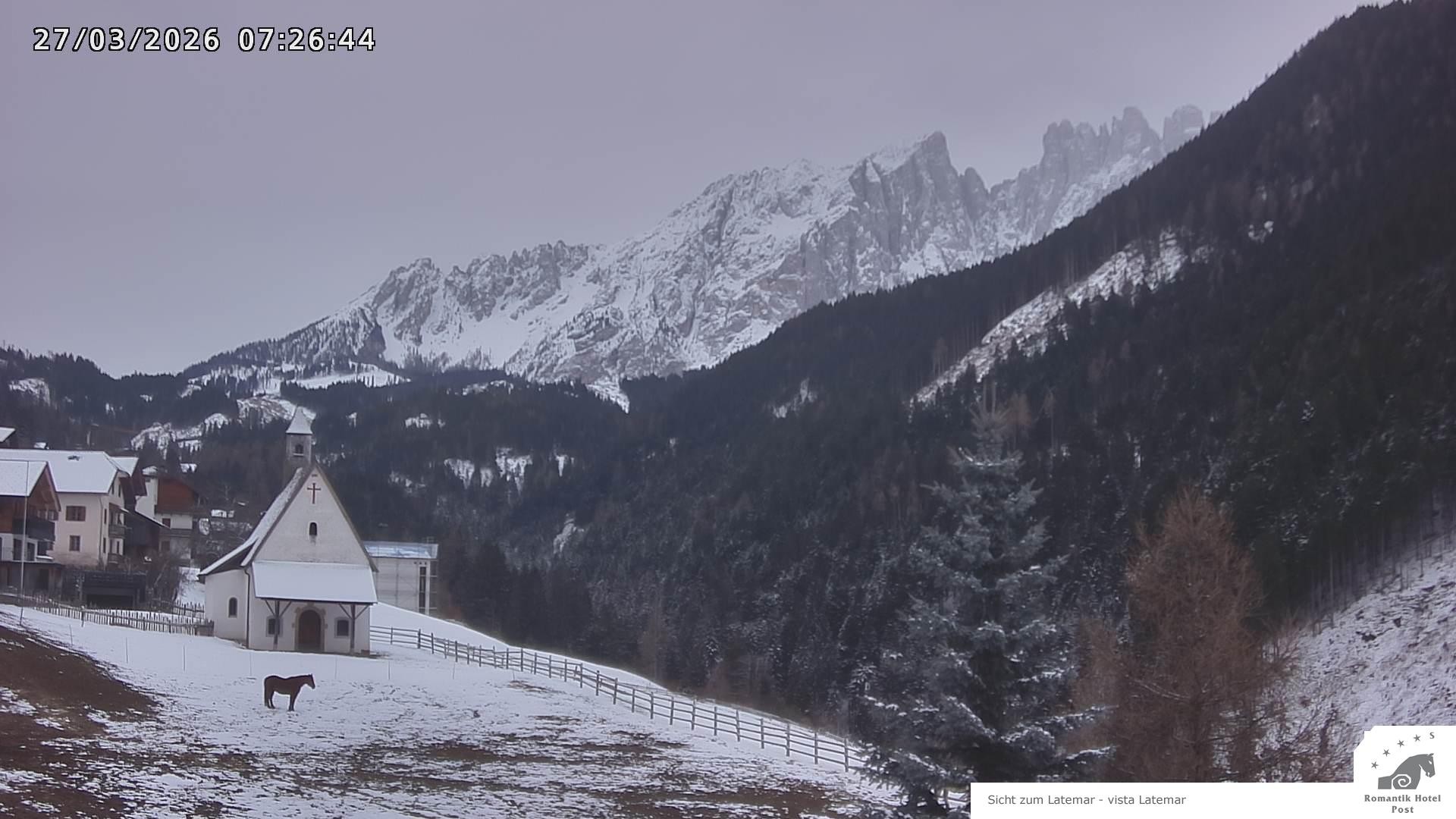 Archiv Foto Webcam Welschnofen: Romantik Hotel Post