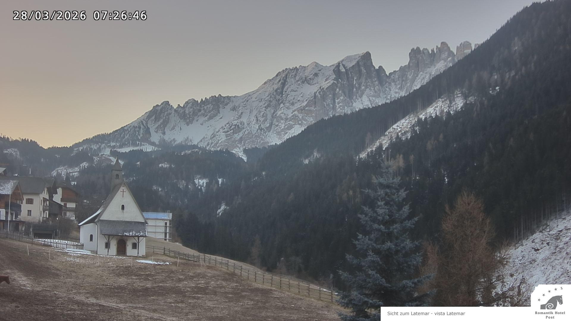 Archived image Webcam Welschnofen: Hotel Post