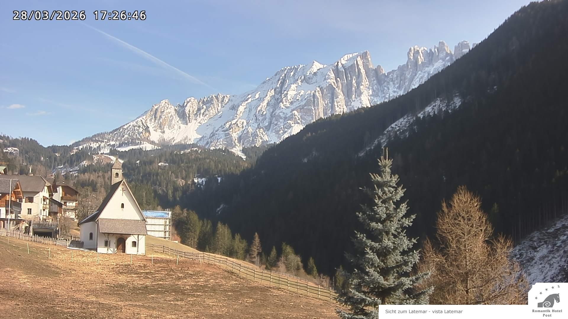 Archived image Webcam Welschnofen: Hotel Post