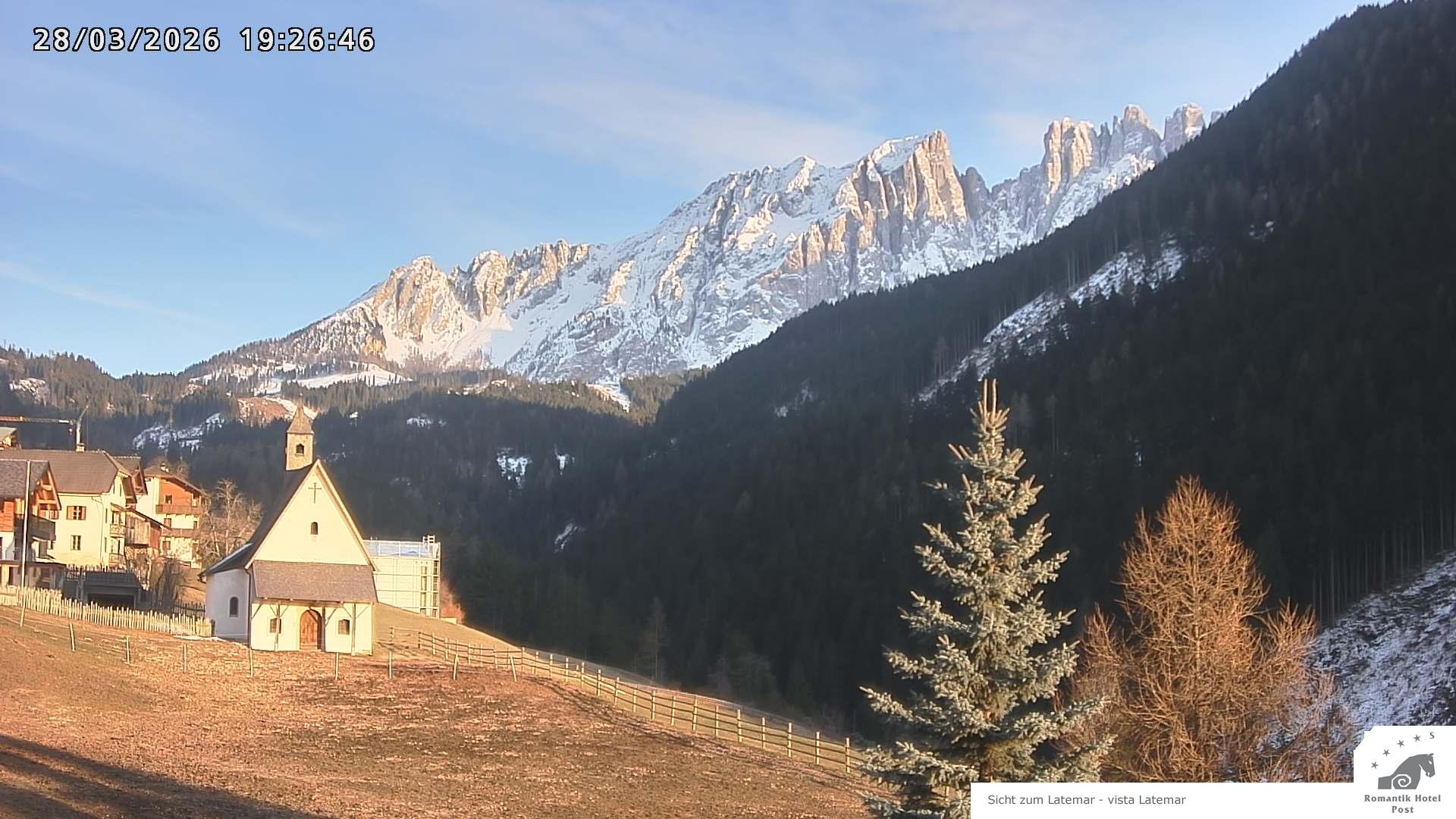 Archived image Webcam Welschnofen: Hotel Post