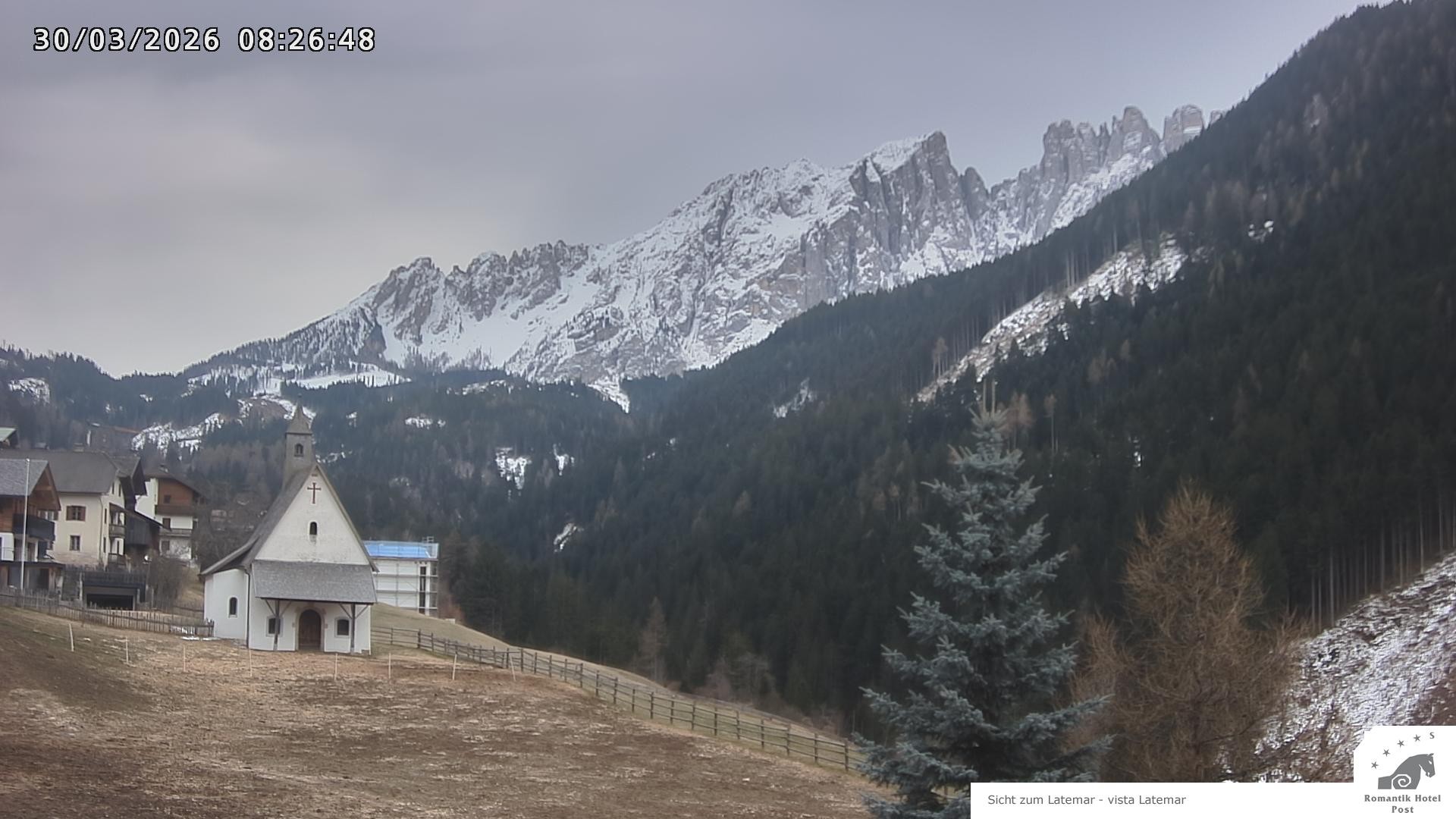 Archiv Foto Webcam Welschnofen: Romantik Hotel Post