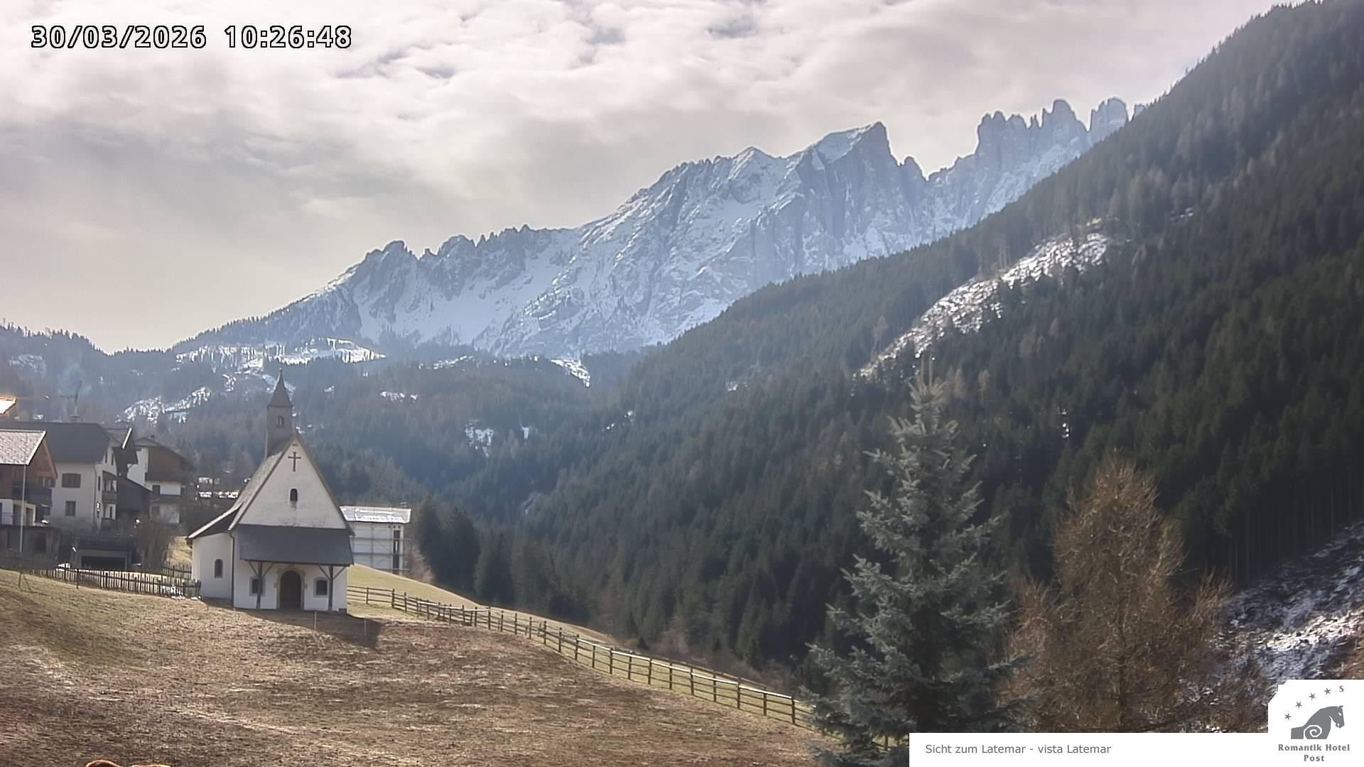 Archiv Foto Webcam Welschnofen: Romantik Hotel Post